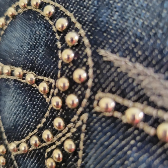 Rock & Republic Denim Jacket / Studded / Size Medium - Picture 8 of 12